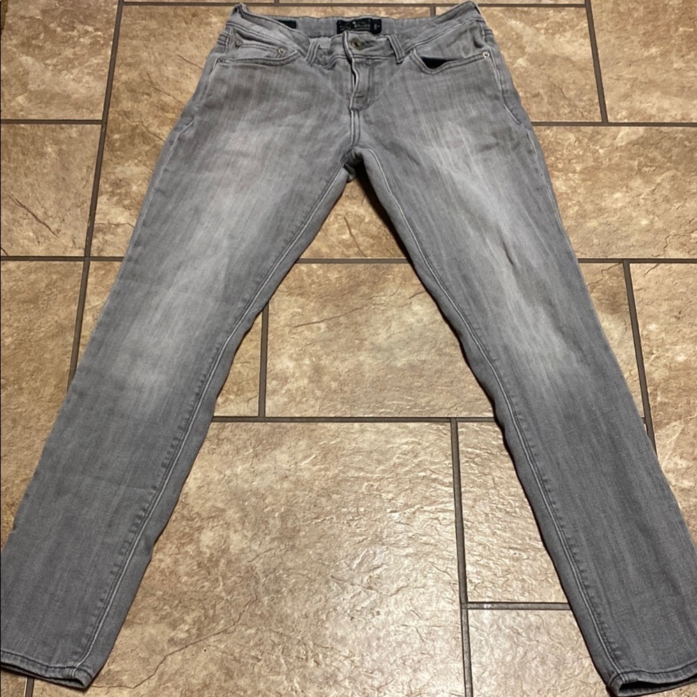 Lucky Brand Gray Size 0 /25 A Skinny Jeans Denim Casual Chic